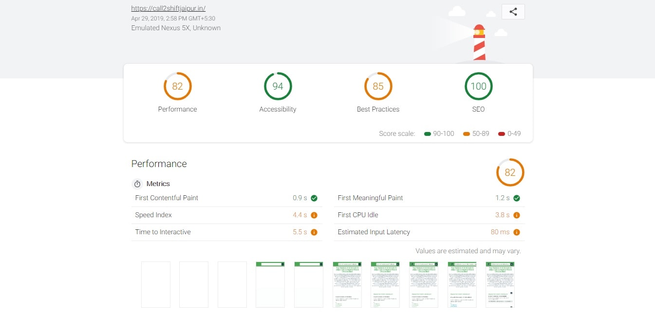 Website Performance